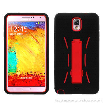 Robot PC Silicone Phone Case w/ Kickstand, for Samsung S4/S5/Note3/iPhone 4/5/5C/iPad2/3/4/5/LGD500